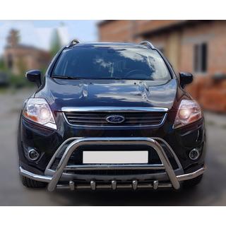 Priekšējais aizsargstienis (bullbar) WT003-Exclusive (nerūsējošais tērauds) foto 1