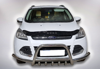 Ford Kuga/Escape 2013–2019 Priekšējais aizsargstienis (bullbar) WT003-Exclusive (nerūsējošais tērauds) foto 1
