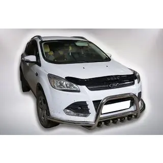 Priekšējais aizsargstienis (bullbar) WT003-Exclusive (nerūsējošais tērauds) foto 2
