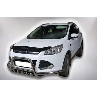 Priekšējais aizsargstienis (bullbar) WT003-Exclusive (nerūsējošais tērauds) foto 3