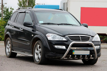 SsangYong Action 2005–2018 Priekšējais aizsargstienis (bull bar) WT004 (nerūsējošais tērauds) foto 3