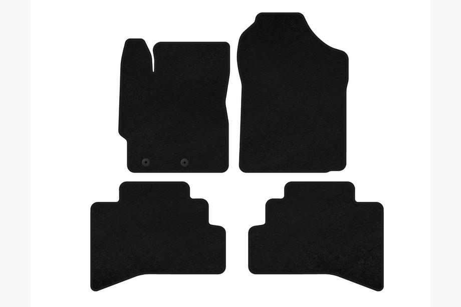 Toyota Prius C 2012–2019 Tekstila paklājiņi Classic (Melni) Image