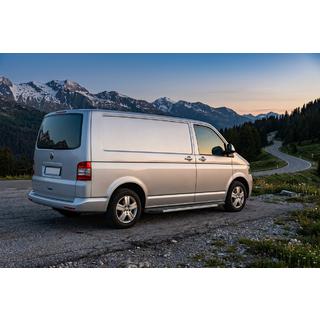 Sānu pakāpieni Duru (2 gab., alumīnijs) Volkswagen T5 Caravelle 2004–2010 foto 2