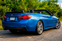 BMW 4 sērija F32/F33/F36 2012–2020 PSM-Style spoilers (F33, spīdīgi melns) foto 1