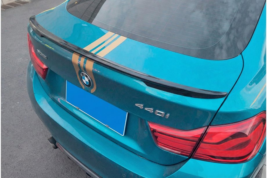 BMW 4 sērija F32/F33/F36 2012–2020 P-Style spoilers (F36, spīdīgi melns) Image