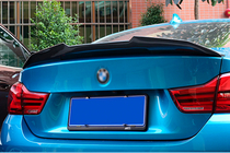 BMW 4 sērija F32/F33/F36 2012–2020 PSM stila spoileris (F36, spīdīgi melns) foto 1