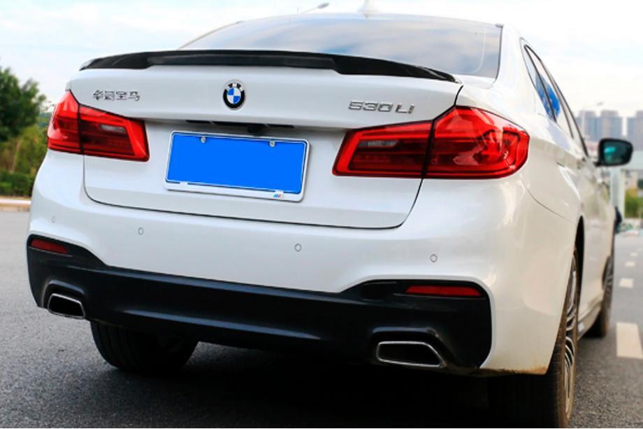 BMW 5. sērija G30/G31 2017–2023 Spoileris P-Style (melns spīdīgs) Image