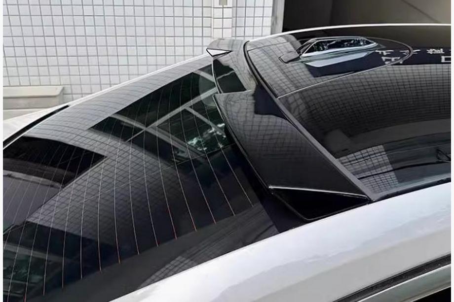 BMW 5/i5 sērija G60/G60E/G61 2023– M4-Style bagāžnieka vāka spoilera lūpa (spīdīgi melna) Image