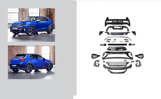 Volkswagen T-Roc 2017–2025 R virsbūves bodykit komplekts (2022+) foto 1