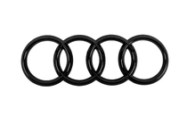 Audi Black priekšējā emblēma (285 x 100 mm) foto 1