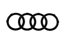 Audi Black priekšējā emblēma (285 x 100 mm) foto 4