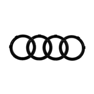 Audi Black priekšējā emblēma (285 x 100 mm) foto 4