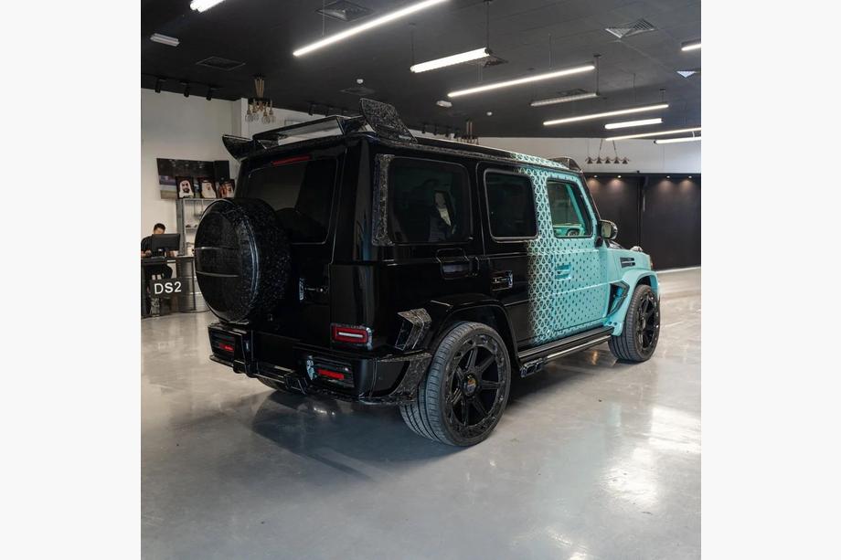 Mercedes G-Class W463 2018–2024 Restailinga komplekts W465 2025 MNSR Carbon Foto 2