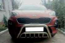 Kia Sportage 2015–2021 Priekšējais bullbar WT002 (nerūsējošais tērauds) foto 1