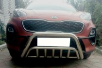 Kia Sportage 2015–2021 Priekšējais bullbar WT002 (nerūsējošais tērauds) foto 2