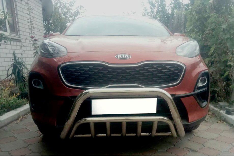 Kia Sportage 2015–2021 Priekšējais bullbar WT002 (nerūsējošais tērauds) Image
