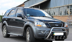 Kia Sorento I BL 2002–2009 Bullbar WT003-2 (nerūsējošais tērauds) foto 3