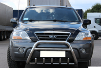 Kia Sorento I BL 2002–2009 Bullbar WT003-2 (nerūsējošais tērauds) foto 1