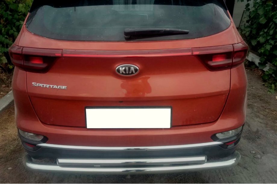 Kia Sportage 2015–2021 Aizmugurējais aizsargstienis AK002-2 (nerūsējošais tērauds) Foto 3