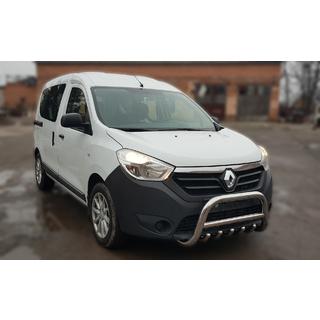 Priekšējais bullbar WT003 (nerūsējošais tērauds) Dacia Lodgy 2012–2022 foto 3