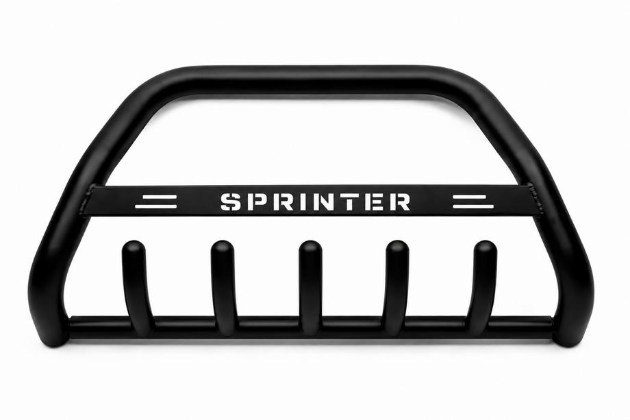Mercedes Sprinter W901/902/903/904/905 1995–2006 Bullbar Black WT004 (nerūsējošais tērauds) 2000–2006 Image