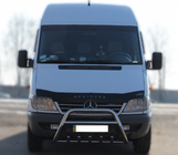 Mercedes Sprinter W901/902/903/904/905 1995–2006 Bullbar WT003 (nerūsējošais tērauds) foto 1