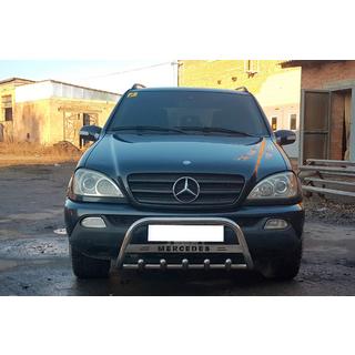 Kengurins WT004 (nerūsējošais tērauds) Mercedes ML W163 1997–2005 foto 2