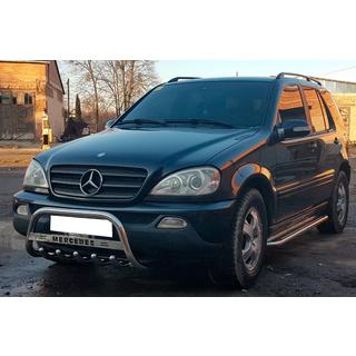 Kengurins WT004 (nerūsējošais tērauds) Mercedes ML W163 1997–2005 foto 3