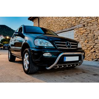 Kengurins WT004 (nerūsējošais tērauds) Mercedes ML W163 1997–2005 foto 1