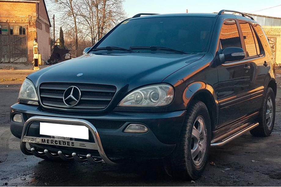 Mercedes ML W163 1997–2005 Kengurins WT004 (nerūsējošais tērauds) Foto 3