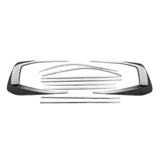 Pilns logu apmaļu komplekts Design 2025 (2008-2015, nerūsējošais tērauds) Lexus LX570/450d 2008–2022 foto 3