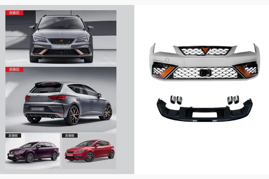 Seat Leon 2013–2020 Cupra R virsbūves komplekts (2017+) Image