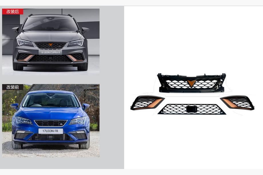 Seat Leon 2013–2020 Cupra R restu komplekts (2017-2020 FR) Image
