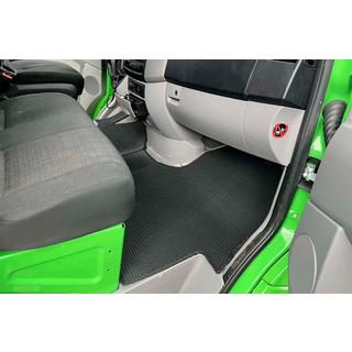 Gumijas salona paklājiņi Carsuit V1 (Melni) Volkswagen Crafter 2006–2016 foto 2