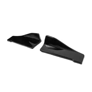Universāli flap sānu sliekšņu uzlikas Type-C (2 gab., melns spīdums, ABS plastmasa) foto 3