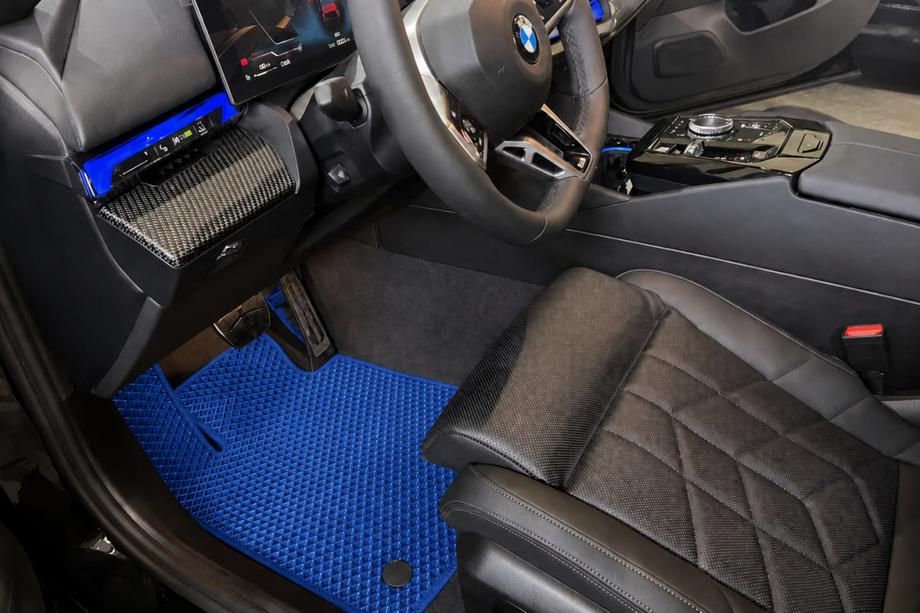BMW 5/i5 sērija G60/G60E/G61 2023– EVA salona paklājiņi (G60/61, zili) Image