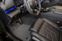 BMW 5/i5 sērija G60/G60E/G61 2023– EVA salona paklājiņi (G60/61, pelēki) foto 1