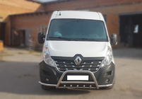 Renault Master 2011–2023 Kenguru stienis WT003-Exlusive (nerūsējošais tērauds) foto 2