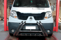 Renault Trafic 2001–2015 Ķengura stienis F1-01 (nerūsējošais tērauds) foto 1