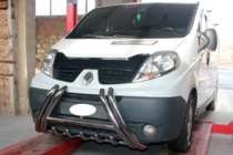 Renault Trafic 2001–2015 Ķengura stienis F1-01 (nerūsējošais tērauds) foto 2
