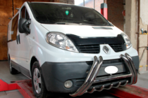 Renault Trafic 2001–2015 Ķengura stienis F1-01 (nerūsējošais tērauds) foto 3