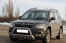 Skoda Yeti 2009–2017 Priekšējais bullbar WT003 (nerūsējošais tērauds) foto 3