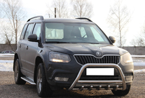 Skoda Yeti 2009–2017 Priekšējais bullbar WT003 (nerūsējošais tērauds) foto 4