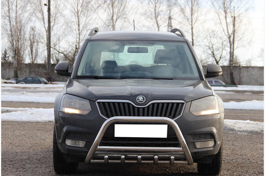 Skoda Yeti 2009–2017 Priekšējais bullbar WT003 (nerūsējošais tērauds) Image