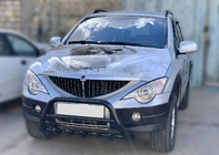 SsangYong Kyron 2005–2014 Kengurubārs Black WT003 (nerūsējošais tērauds) foto 2