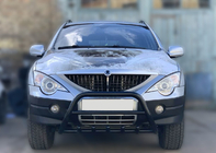 SsangYong Kyron 2005–2014 Kengurubārs Black WT003 (nerūsējošais tērauds) foto 1