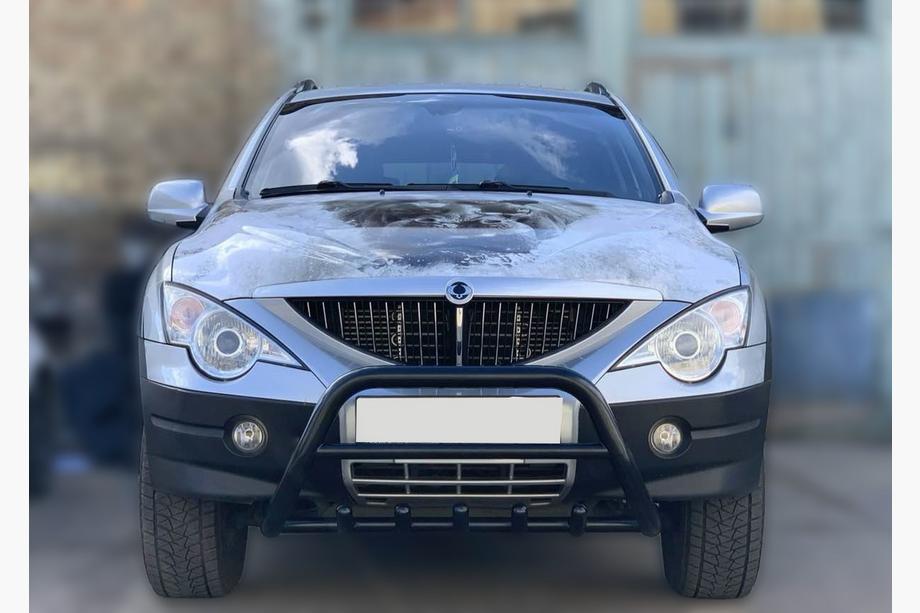 SsangYong Kyron 2005–2014 Kengurubārs Black WT003 (nerūsējošais tērauds) Image