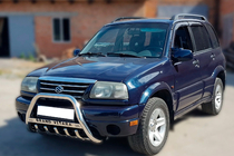 Suzuki Vitara 1998–2006 Priekšējais aizsargstienis (bull bar) WT004 (nerūsējošais tērauds) foto 3