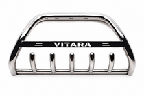 Suzuki Vitara 1998–2006 Priekšējais aizsargstienis (bull bar) WT004 (nerūsējošais tērauds) foto 4