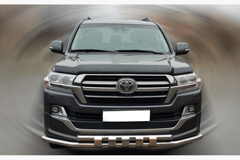 Toyota Land Cruiser 200 2007–2021 Priekšējais aizsargstienis ST015 (2015+, nerūsējošais tērauds) Image